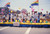Fotografia d epoca originale 1988 LOS ANGELES Allegorical float Grand Marshal gay parade 35 mm VINTAGE SLIDE 1