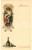 Oggetto da collezione cartaceo 1910 ca FRANCE Liqueur BENEDICTINE  Vintage menu ill. Baptême 16x25 cm 1