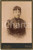 Fotografia d epoca originale 1880 ca PAVIA Ritratto di donna in abito di raso nero Foto Mario TOLLINI 11x16 1