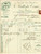 Documento originale, autentico 1943 CISANO BERGAMASCO Casa vinicola G. BATTISTA COMI Fattura 23x28 cm 1