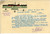 Documento originale, autentico 1926 PARMA Ditta Rocco BORMIOLI E FIGLI Lettera commerciale 21x14 cm 1