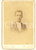 Fotografia d epoca originale 1885 ca MILANO Ritratto di Giovanni CAVALLERI Foto Leone RICCI con dedica 11x16 1