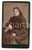 Fotografia d epoca originale 1890 ca BERGAMO Ritratto di una vedova  Foto Andrea TARAMELLI CDV 1