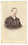 Fotografia d epoca originale 1890 ca BRESCIA Ritratto di giovane uomo  Foto Giuseppe ALLEGRI  CDV 1