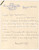 Documento originale, autentico 1946 GORGONZOLA Ditta Enrico DE VIZZI  Lettera di ringraziamento Autografo 1