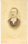 Fotografia d epoca originale 1870 ca ROMA Ritratto maschile  Busto Foto Filippo SPINA CDV 1