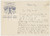 Documento originale, autentico 1930 TORTONA Piazza delle erbe  Geometra Francesco e Lorenzo COGGIOLA Lettera 1