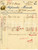 Documento originale, autentico 1910 VERONA Alessandro MARCATO Fattura per satin nero e gilet 1