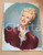 Opera d’arte autentica 1960 ca ARTE ANONIMO Ritratto di Ginger ROGERS  Acquerello originale 31x40 cm 1