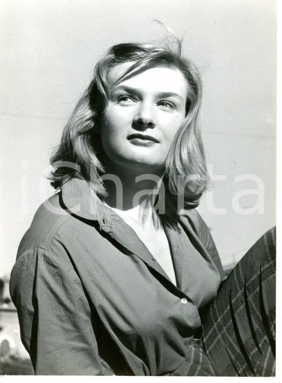 1955 ca MILANO Ritratto dell'attrice Mariolina BOVO *Foto 13x18 cm