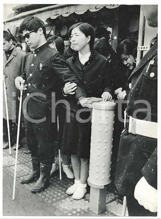 1969 SENDAI (JAPAN) Special traffic light for blind people *Photo 13x18 xm