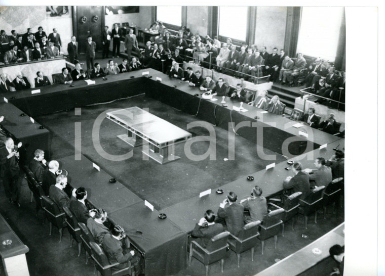 1962 GINEVRA Veduta della Conferenza del Disarmo - Foto 18x13 cm