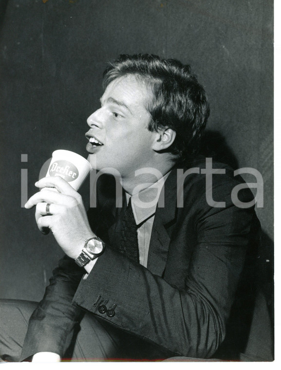 1966 VERONA V Cantagiro - DINO beve bicchiere di birra DREHER *Foto 18x24