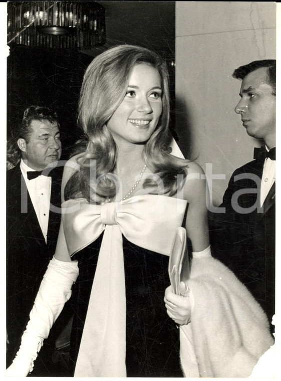 1966 NEW YORK Prima del film "La Bibbia" - Attrice al party *Foto 13x18 cm