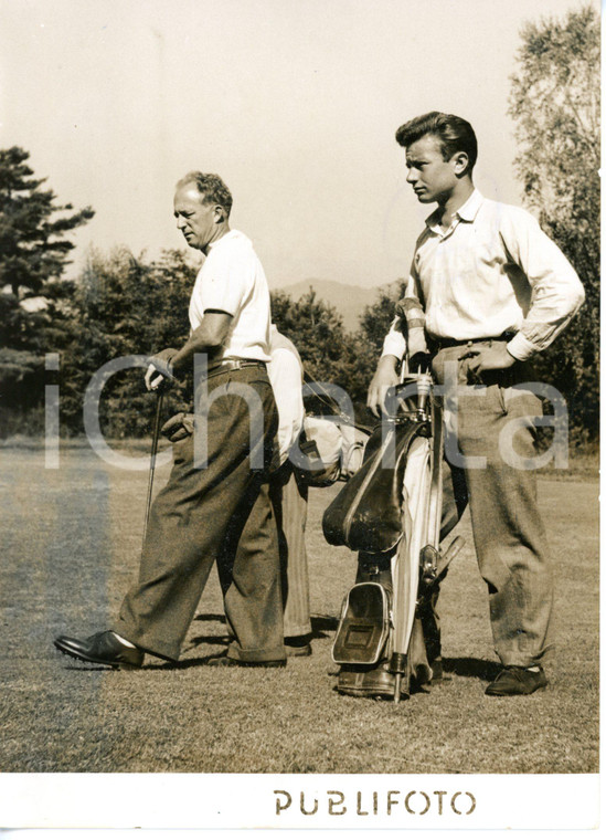 1954 MONTORFANO Campionato golf per dilettanti - Ex re Leopoldo DEL BELGIO *Foto