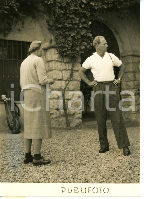 1954 MONTORFANO Ex re Leopoldo III del BELGIO con Maria Cristina di BORBONE 