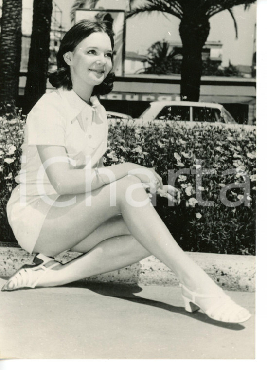 1969 COSTA AZZURRA Ritratto dell'attrice Pamela FRANKLIN *Fotografia 13x18 cm