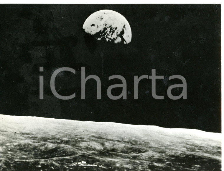 1969 USA - APOLLO 8 Conquista dello spazio - La Terra vista dalla Luna *Foto