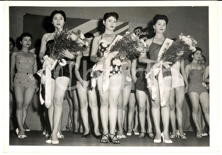 1955 TOKYO Miss JAPAN Keiko TAKAHASHI candidate for Miss Universe - Photo 18x13