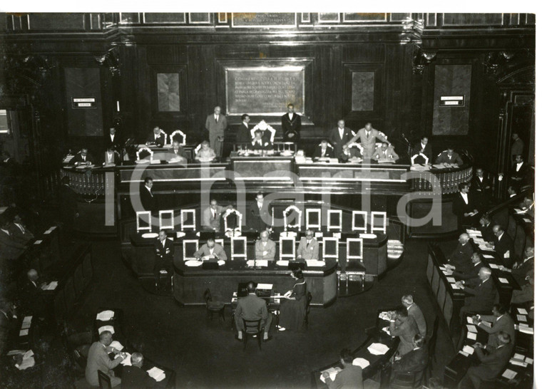 1957 ROMA Senato della Repubblica - Veduta dell'aula *Foto 18x13 cm