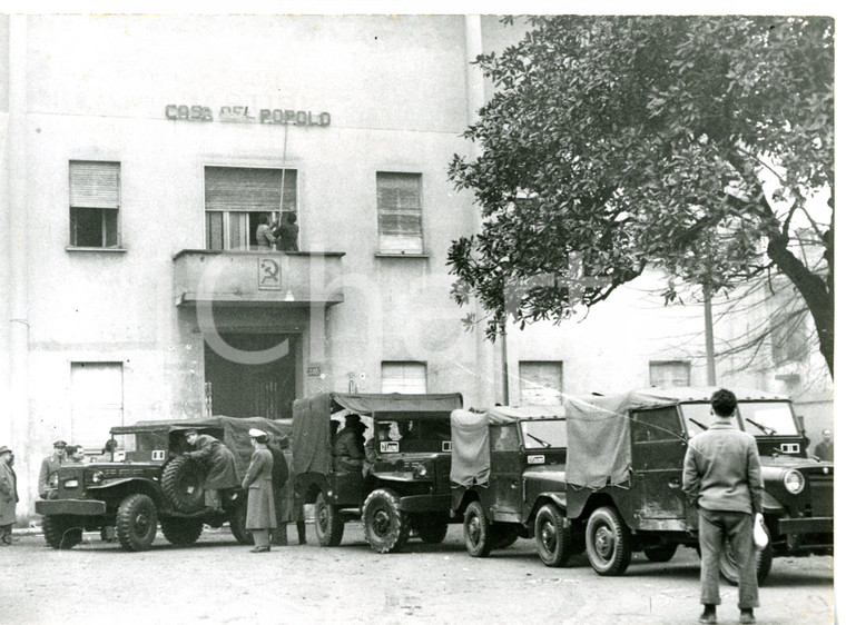 1955 MILANO Via Forze Armate - Sfratto Case del Popolo - Operazione di Polizia