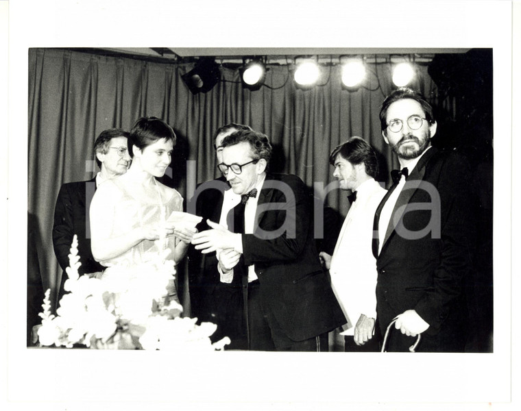 1987 CINEMA Renzo e Isabella ROSSELLINI durante presentazione libro - Foto