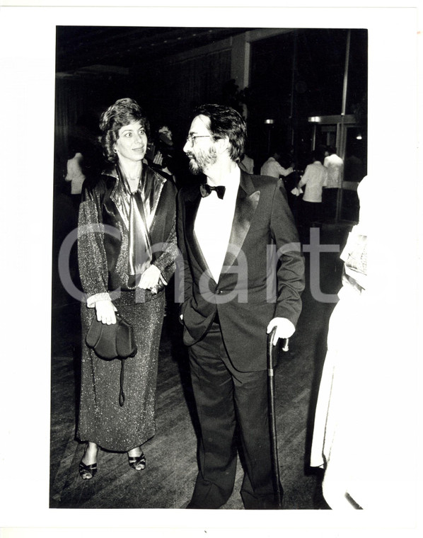 1987 CINEMA Renzo ROSSELLINI durante serata di gala *Foto 20x25 cm