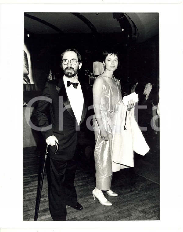 1987 CINEMA Renzo e Isabella ROSSELLINI durante serata di gala *Foto 20x25