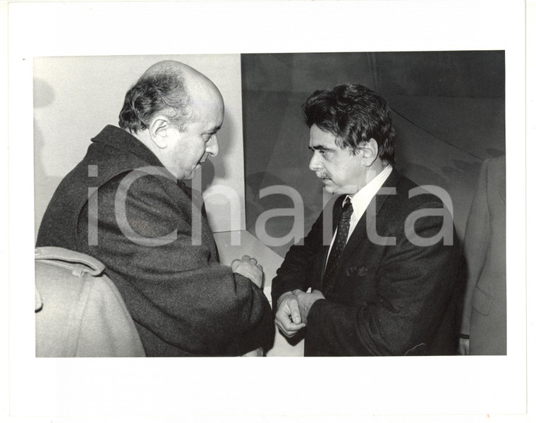 1988 MILANO XVII Congresso Nazionale ACLI - Achille OCCHETTO con Ciriaco DE MITA