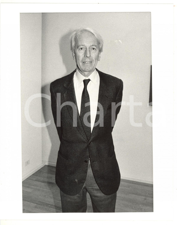 1985 ca MILANO Ritratto di Luigi LAZZARONI erede industria dolciaria (2) *Foto