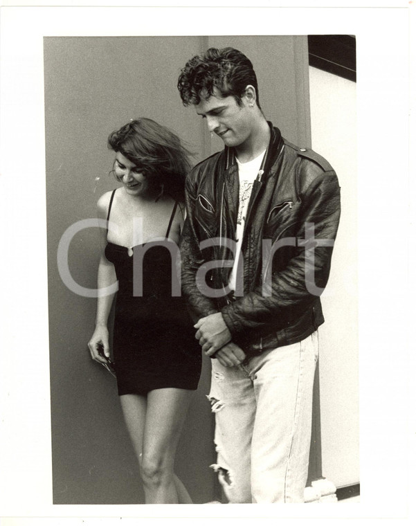1987 VENEZIA Mostra del Cinema - Rupert EVERETT con Annabel BROOKS (5) *Foto