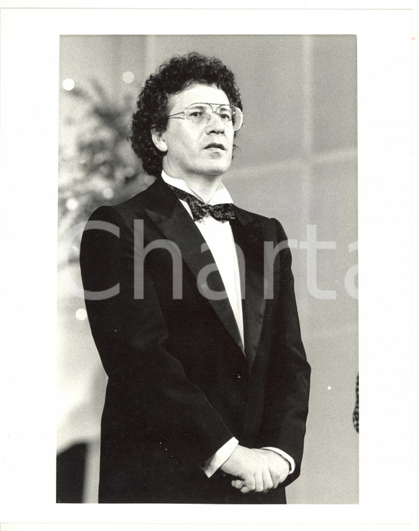 1985 FESTIVAL DI SANREMO Peppino DI CAPRI sul palco dell'Ariston *Foto 20x25