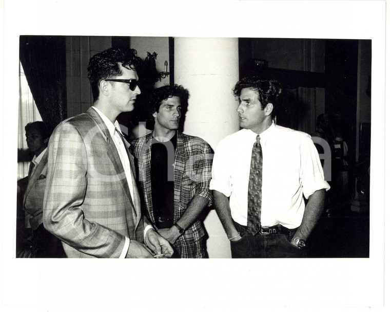 1987 FESTIVAL DI CANNES Rupert EVERETT con Carlos e Rogerio MIRANDA *Foto 25x20