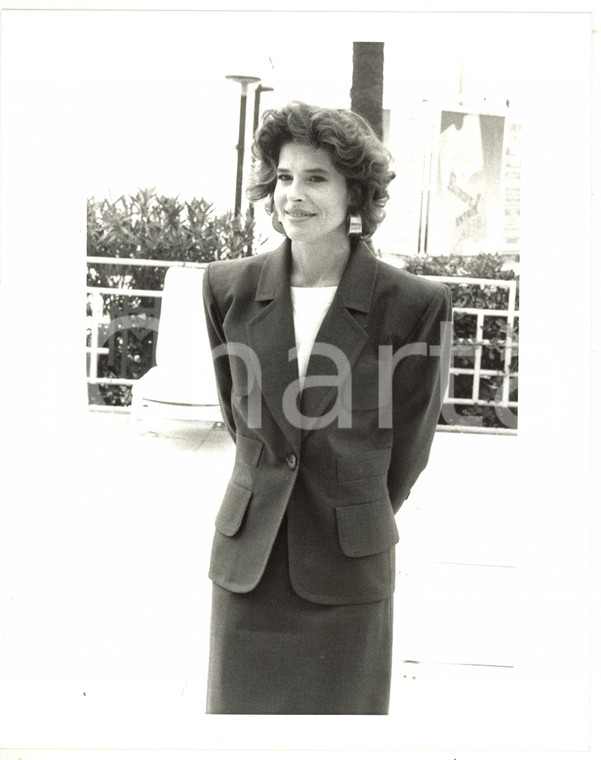 1987 FESTIVAL DI CANNES - CINEMA Ritratto dell'attrice Fanny ARDANT - Foto