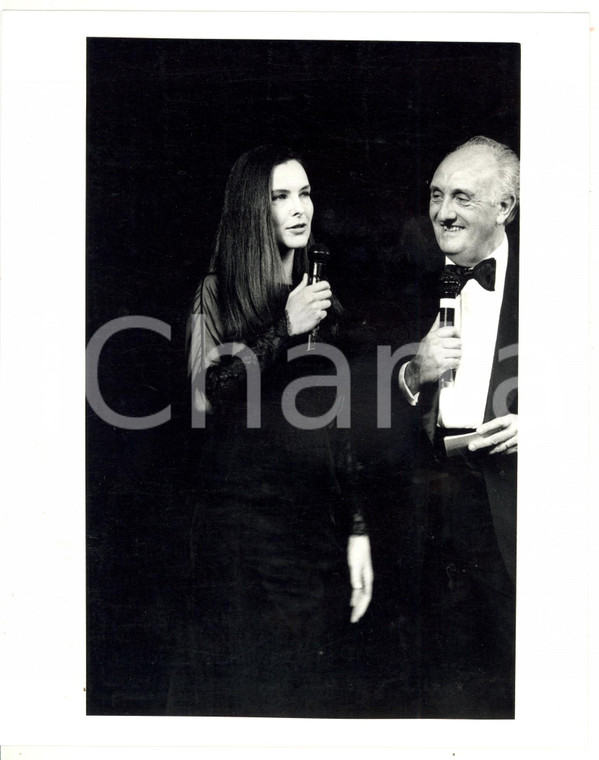 1987 FESTIVAL DI CANNES L'attrice Carole BOUQUET sul palco *Foto 20x25 cm