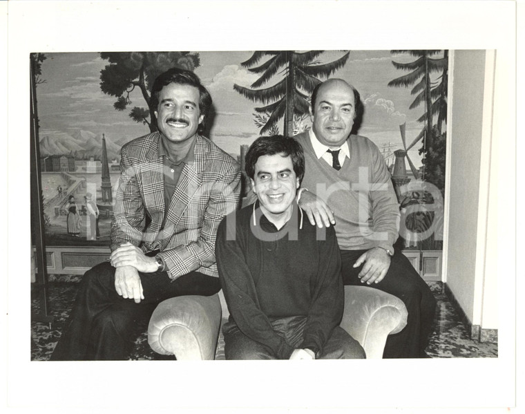 1987 CINEMA Christian DE SICA - Enrico OLDOINI - Lino BANFI - Foto VINTAGE 25x20