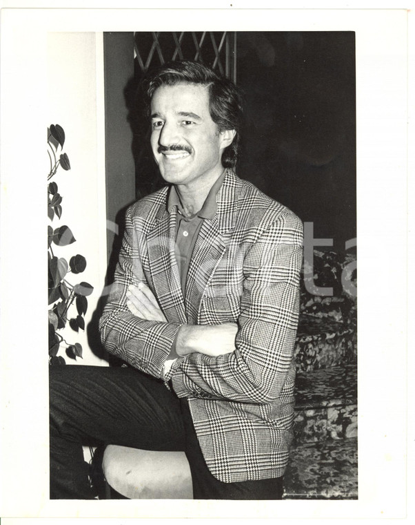 1987 CINEMA Christian DE SICA alla prima del film "Bellifreschi" *Foto 20x25 cm