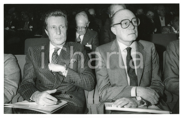 1990 ca CONFINDUSTRIA Walter MANDELLI con Tomaso STAITI DI CUDDIA DELLE CHIUSE