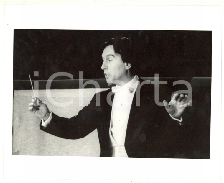 1980 ca MUSICA CLASSICA Ritratto di Claudio ABBADO (2) - Foto 24x18 cm 