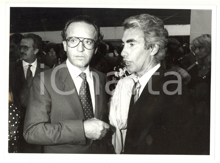 1990 ca MILANO Ritratto di Angelo ABBONDIO e Francesco MICHELI (1) - Foto 24x18