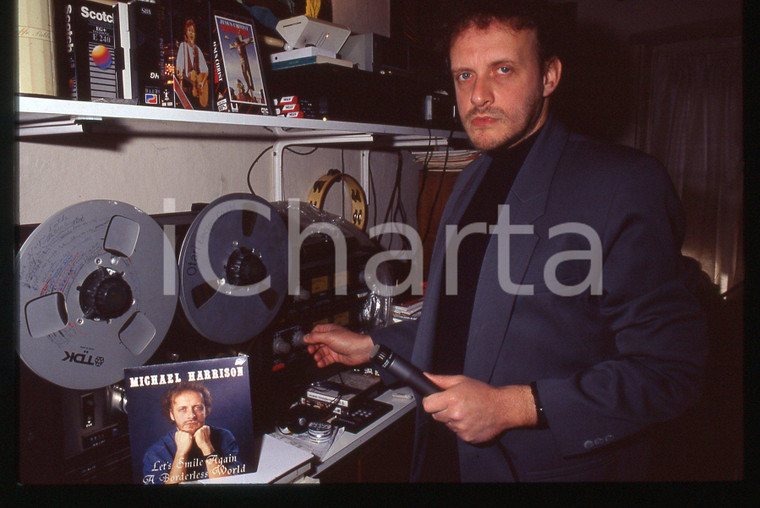 35mm vintage slide* 1997 Cantante Michele Mezzacapo (Michael Harrison)