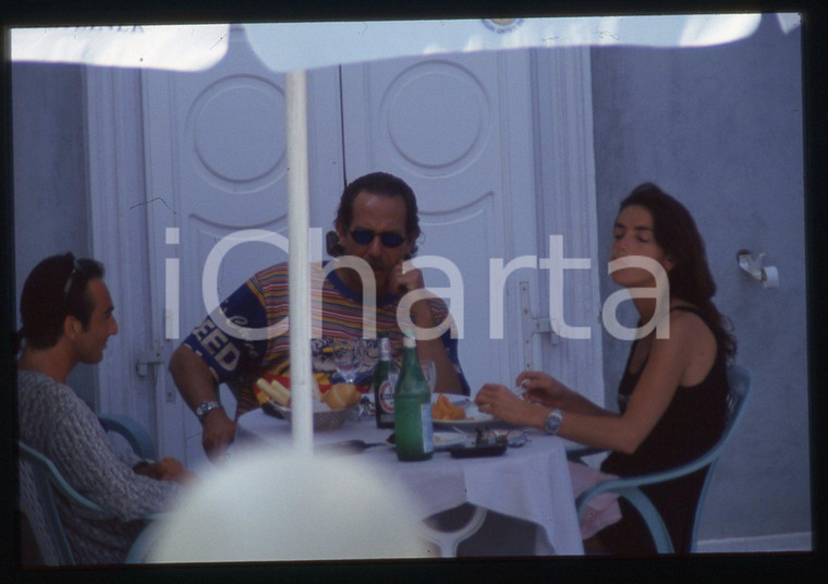 35mm vintage slide*1995ca ALBERTO CASTAGNA con  FRANCESCA RETTONDINI (2)