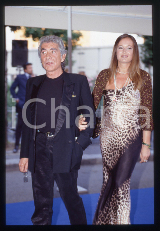 35mm vintage slide* 1995 Notte TELEGATTI Roberto CAVALLI e Eva Maria DURINGER*