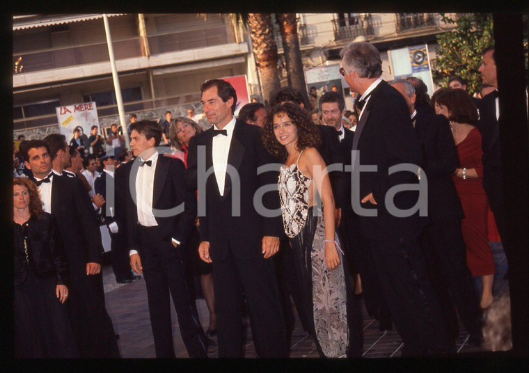 35mm vintage slide* 1990 Festival di CANNES Valeria GOLINO con Timothy DALTON