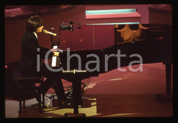 35mm vintage slide*1992 Festival di SANREMO Mariella NAVA canta "Mendicante" (3)