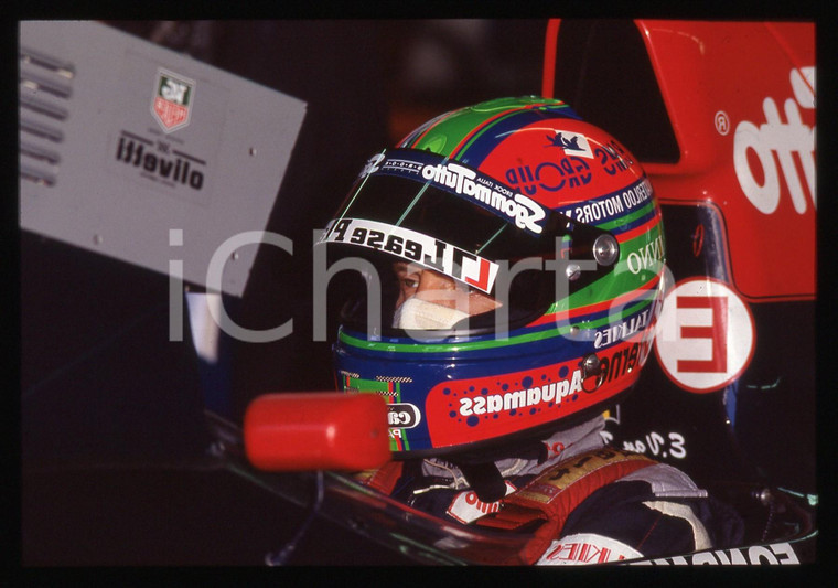 35mm vintage slide* 1992 FORMULA 1 - Eric VAN DE POELE su FONDMETAL GR01