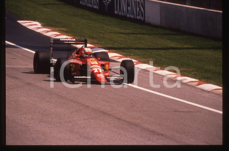 35mm vintage slide* 1989 FORMULA 1 - Nigel MANSELL su FERRARI 640 F1 (5)