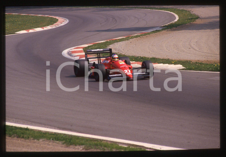 35mm vintage slide* 1987 IMOLA F1 Michele ALBORETO su FERRARI F1-87 (6)