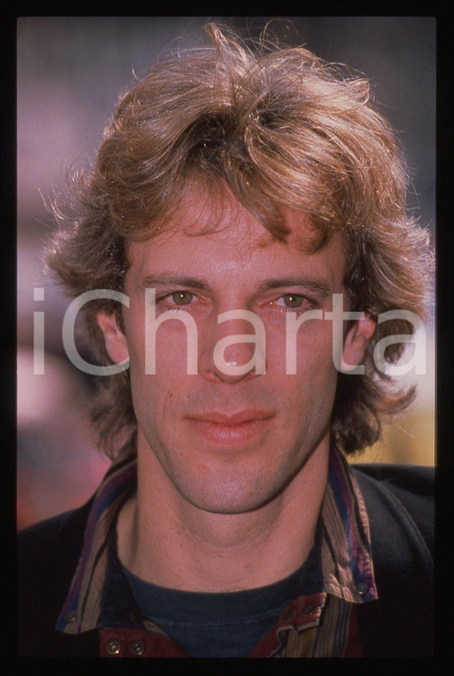 35mm vintage slide* 1990ca MUSICA Stewart COPELAND ritratto batterista POLICE