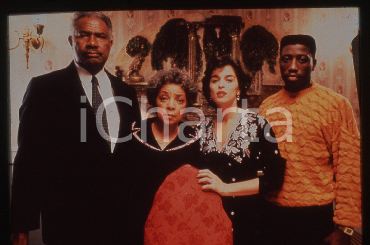 35mm vintage slide* 1991 JUNGLE FEVER di Spike LEE - il cast del film (2)